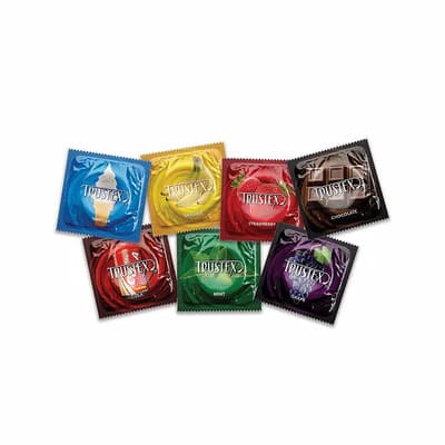 Trustex Lubed Asst Colors 288pcs