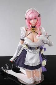 Aniyah – 1ft7(50cm) Blonde Tiny Sex Doll with BJD Head