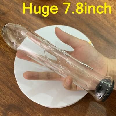 Huge XL Hollow Filled Water Glass Dildo G-spot