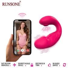 Share this product    RUNSONE Wearable Dildo APP Sucking Vibrator Remote Control 9 Modes