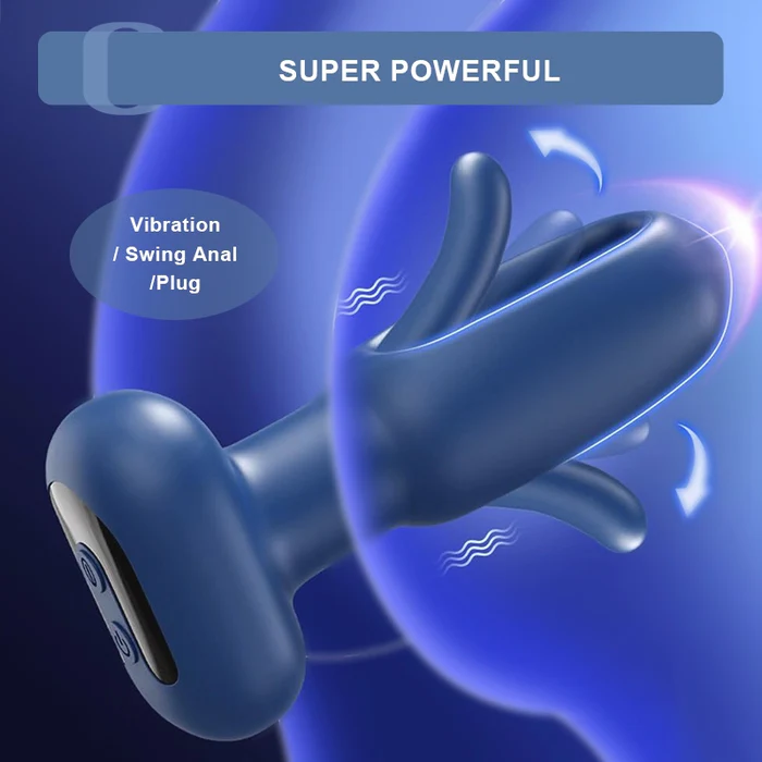 Butt Plug Vibrating Silicone Anal Sex Toy