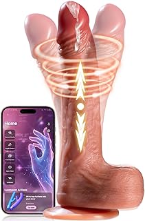 Rotating Dildo Sex Toy in Pakistan 8inch G Spot Vibrator 20 Speed with Suction Cup for Women and Couple 395g