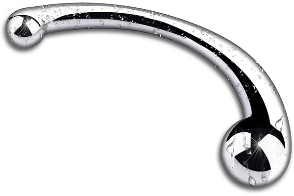 Pure G Spot Metal Wand Anal Prostate Massage Stick Polished Steel Massager Hard Dildo 692 G