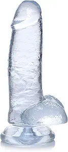 Jock C-Thru Dildo - 8 Inch