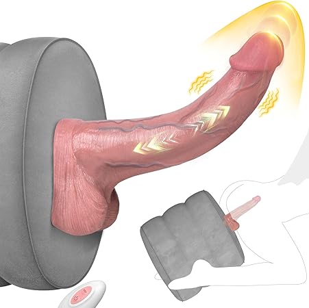 Sex Pillow with Thrusting Dildo Vibrator, Inflatable Sex Cushion Position Pillow with Vibrating G Spot Dildos Sex Toys, BDSM Sex Chair Sofa, Adult Toys for Women Couples